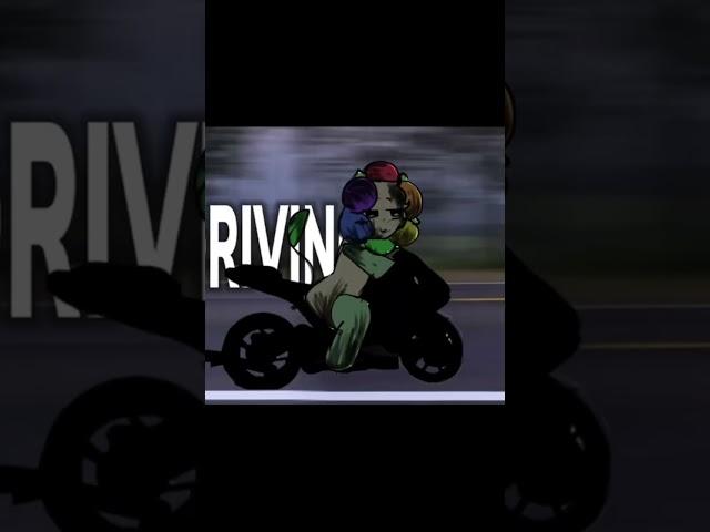 Driving with my darling /#moonflower #astro #dandysworld #animation #capcut #4u