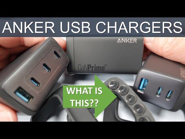 Anker GaNPrime 735 (65W), 737 (120W), 747 (150w) USB C Power Adapters