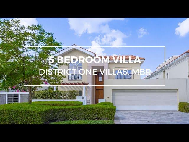 5 Bedroom Villa with Private Pool | District One Villas, MBR