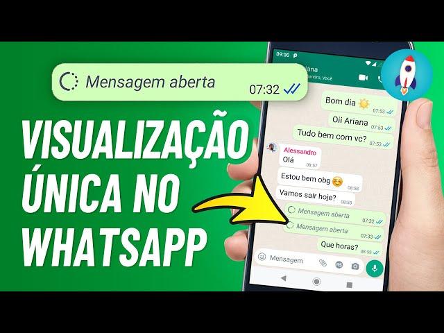 Como Mandar FOTO DE VISUALIZAÇÃO ÚNICA no WhatsApp (Foto e Vídeo)