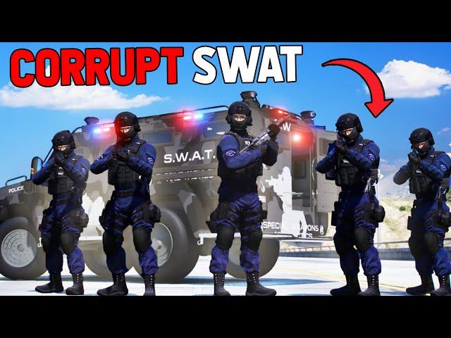 TROLLING PLAYERS AS CORRUPT SWAT IN GTA RP