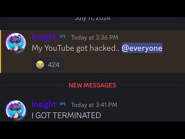 Insight plays hacked and terminated?? @InsightBlox