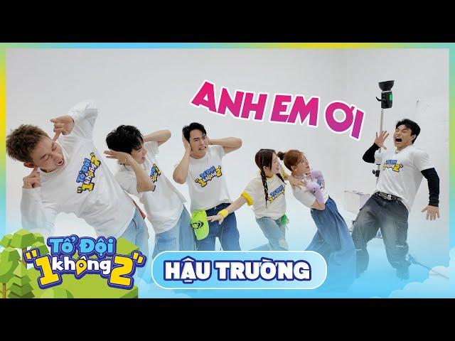 Hậu trường buổi photoshoot "tăng động" của dàn cast Tổ Đội "1 Không 2", Song Luân ra tay làm DOP