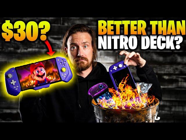 This Nintendo Switch Grip BEATS The Nitro Deck!  Omelet Super Deck Review...