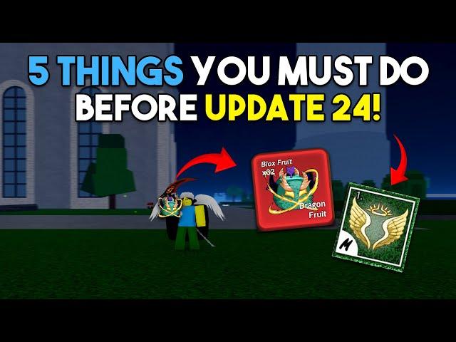 5 THINGS You Must DO Before Blox Fruits Dragon Rework Update!