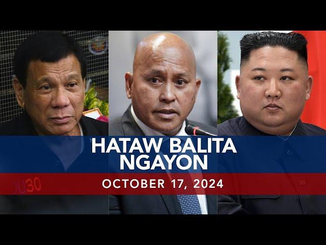 UNTV: Hataw Balita Ngayon | October 17, 2024