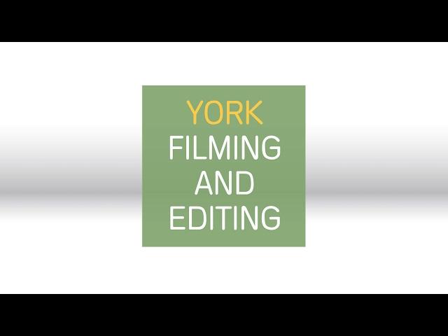 York Filming and Editing - video production services