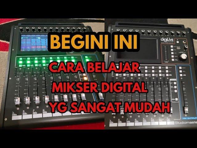 belajar mikser digital yang mudah. digilive,Studiomaster...kaltim