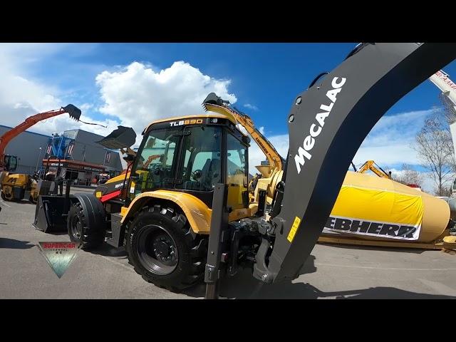 2022  Mecalac TLB 890 Wheel Combo Loader Walkaround Atest Expo IEC