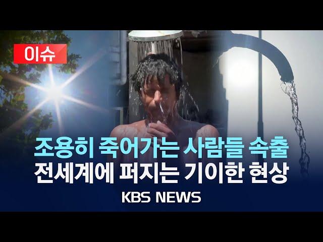 [이슈] '폭염 한 달 더' 세계 인구 절반이 한 달 이상 '추가 폭염' 겪어/2025년 6월 18일(수)/KBS
