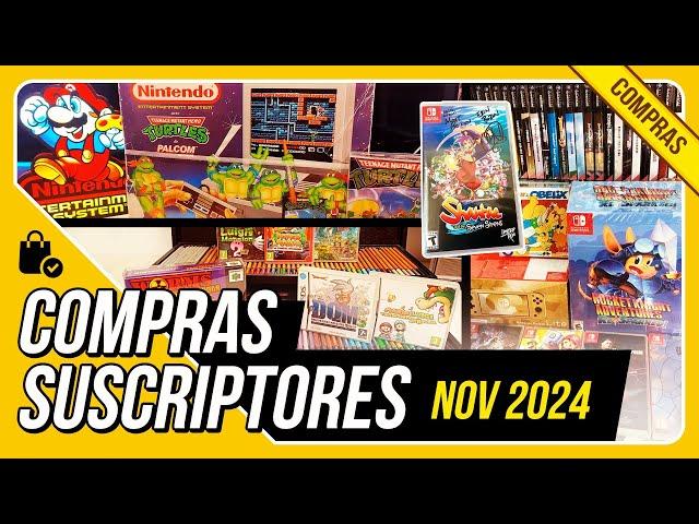 COMPRAS DE SUSCRIPTORES. Noviembre 2024. ¡¡¡Que no decaiga la FIESTA!!!