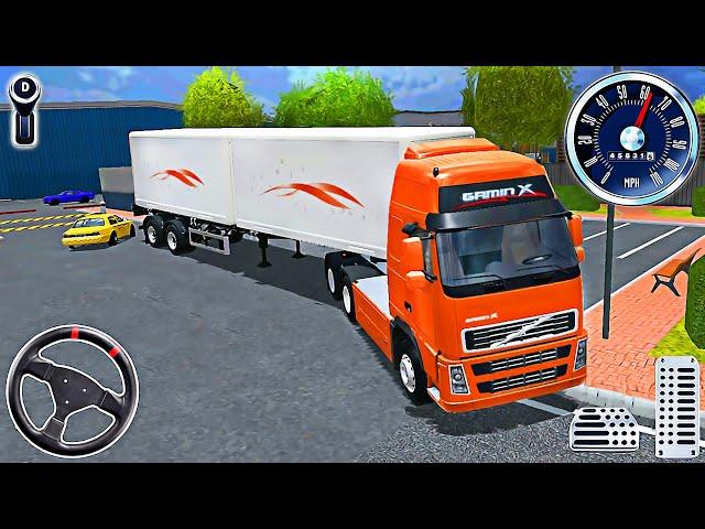 Truck Driver Depot Parking Sim - Scania Logistics Truck Trailer Driving | Android Gameplay