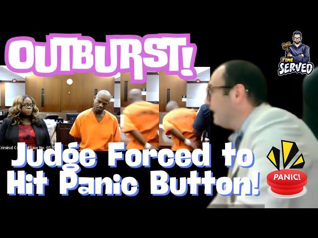 Defendant's Explosive Outburst Forces Judge To Sound Alarm!