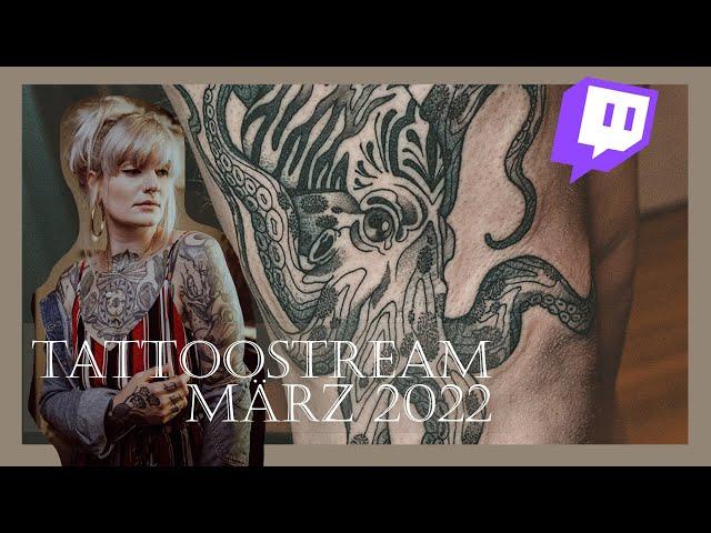 Tattoosession Timelapse TwitchDE || Fräulein Kunst & Tinte || BurningGreenleaf
