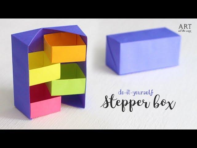 DIY Secret Stepper Box | Paper Craft | Secret Box