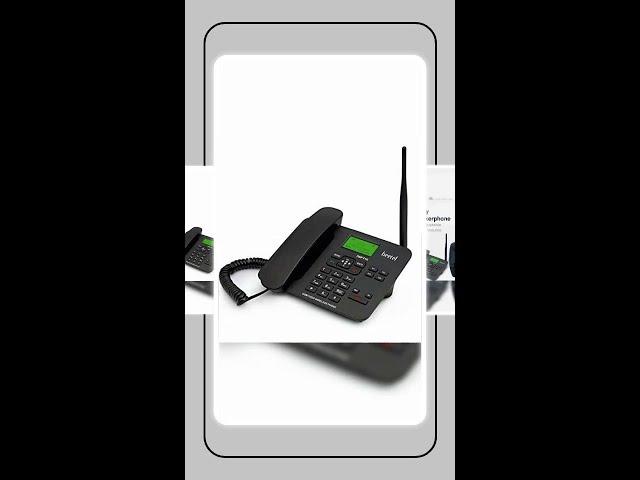 Beetel F1K GSM Fixed Wireless Phone, Support Quad band 2G,LCD Display,Speed Dial,Two way Speaker ...