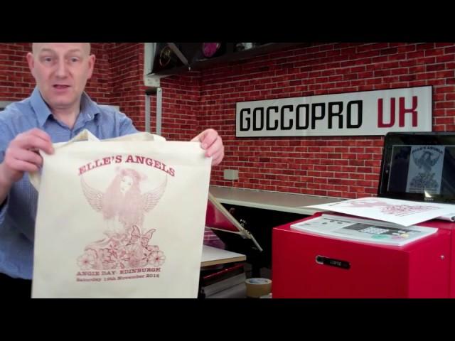 GOCCOPRO UK - A simple system screen prints great variety of product