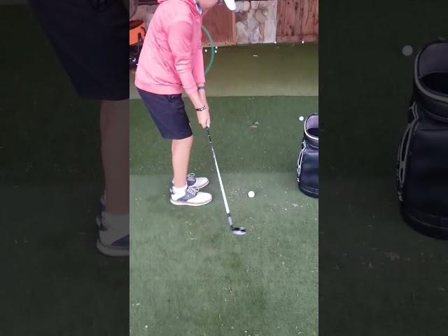 Insane trick shot!#golf