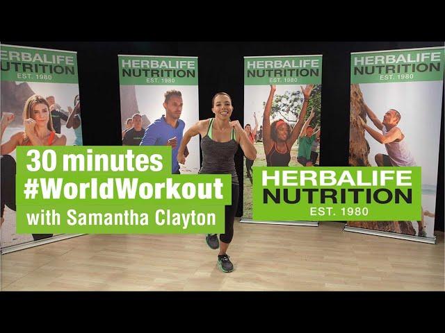 30 minute workout with Samantha Clayton | Herbalife Workout