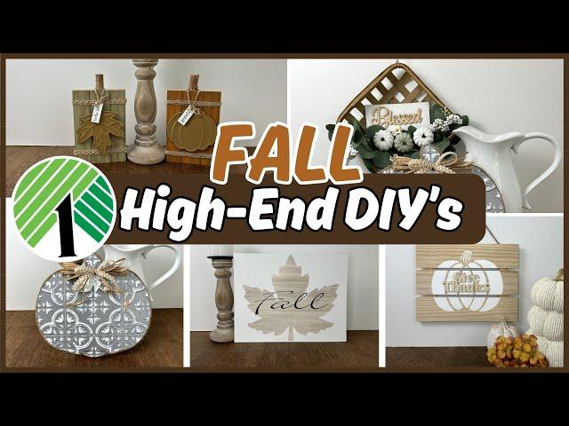 High End Dollar Tree Fall DIYs