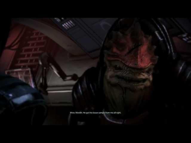 Mass Effect 3 - Wrex and his tissue sample