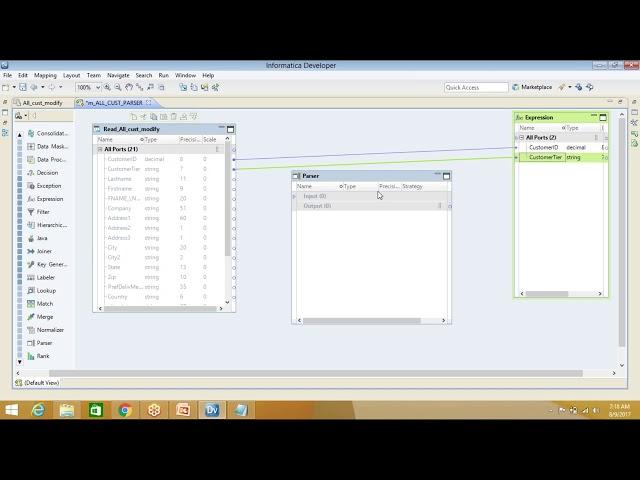 04. Informatica data quality Parser and standardizer transformation.