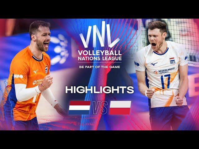  NED vs.  POL - Highlights | Week 1 | Men's VNL 2024