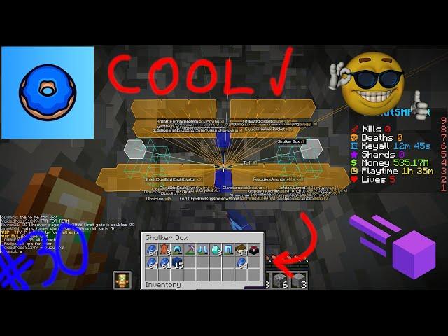 Raiding 3 GOOD BASES on the Donut SMP - again lol (cheating on Donut SMP #30) - Meteor Client