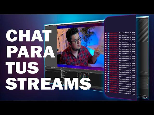 COMO PONER EL CHAT EN TUS DIRECTOS USANDO STREAMLABS Y STREAMELEMENTS - ANGEL MENDEZ