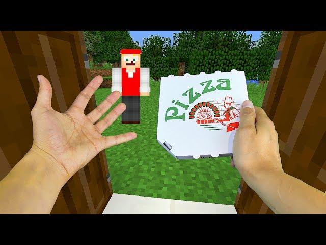 REALISTIC MINECRAFT - STEVE ORDERS PIZZA