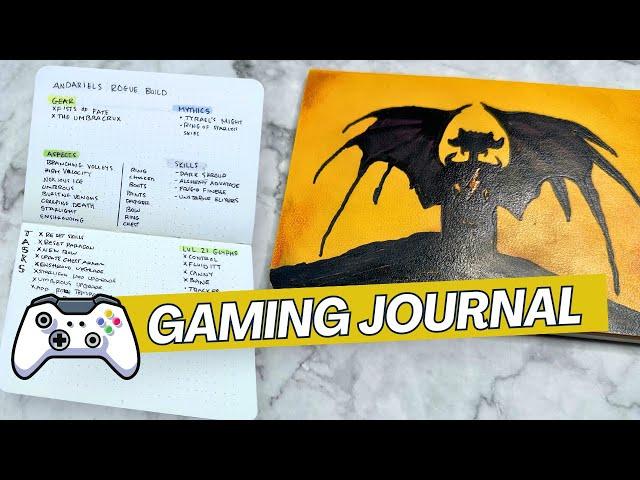 DIY Gaming Notebook Using a Bullet Journal Pocket Notebook