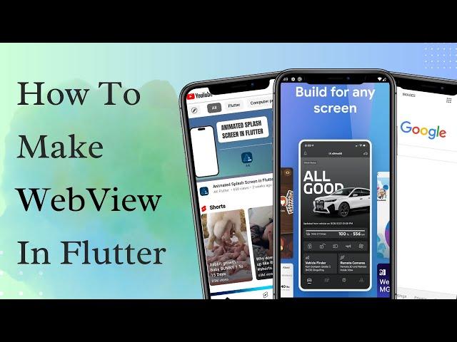 How to Make Web View widget in Flutter