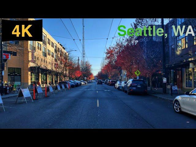 Queen Anne, Seattle, WA Driving Tour in Fall 2022.