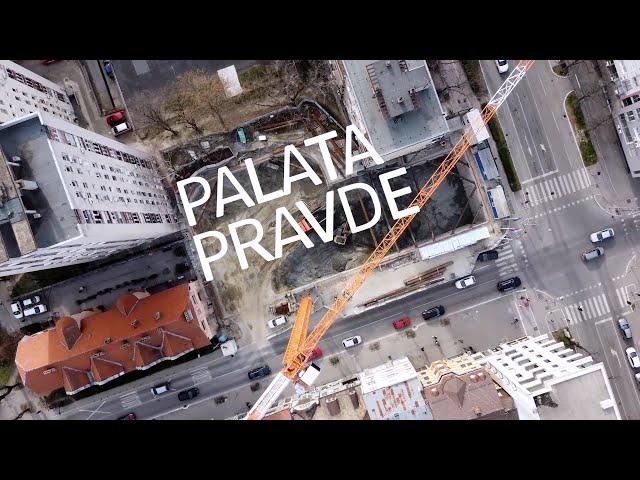 Gradilište Palate pravde u Novom Sadu