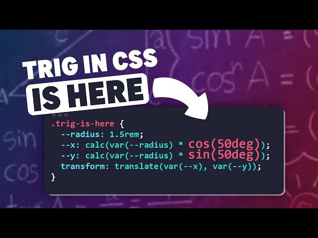 CSS Trigonometry is surprisingly useful