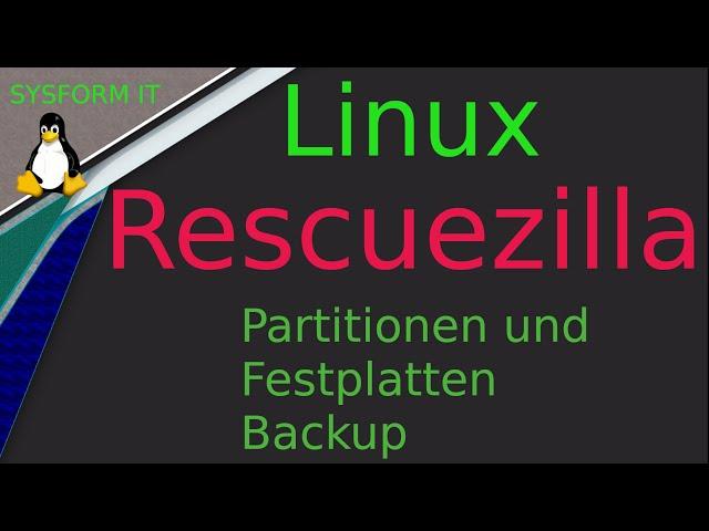 Rescuezilla Festplatten Partitionen Backup