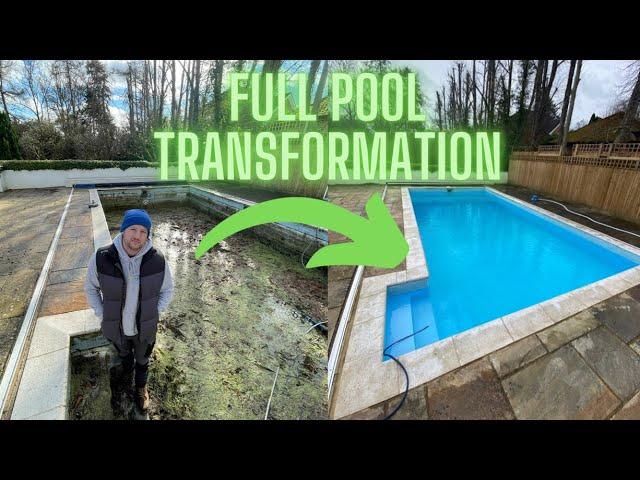 FULL POOL TRANSFORMATION!!!