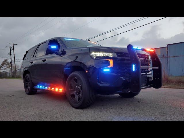 2021 Tahoe PPV Feniex Police Lights by EFS Houston Emergency Fleet Service