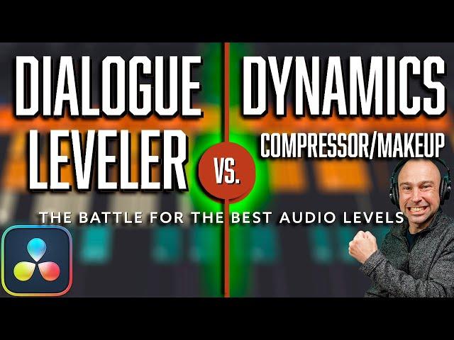 Dialogue Leveler VS Dynamics in DaVinci Resolve 18.1.1 | SHOWDOWN!