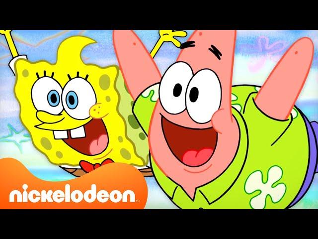 El show de Patricio Estrella | Bob Esponja siendo un PERSONAJE SECUNDARIO durante 37 minutos 