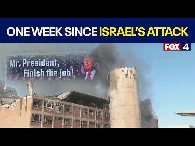 United States response one week since Israel’s attack on Iran