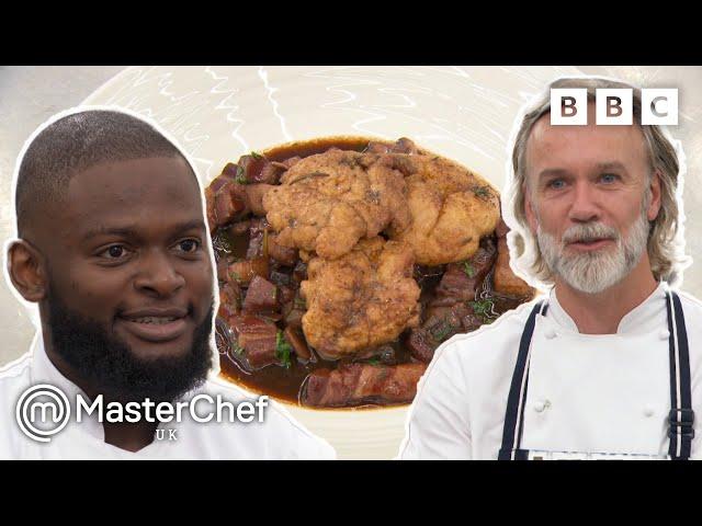 Marcus Wareing's Veal Sweetbread Skills Challenge! | MasterChef UK