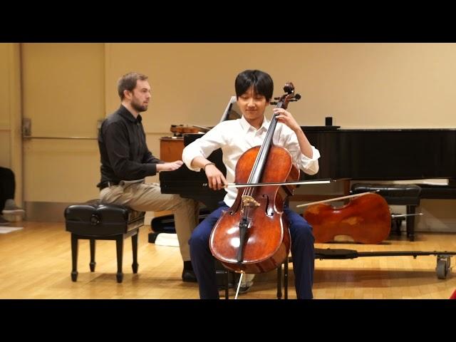 Ryan Tseng (12 yrs)Perform Gavotte No.2 in D Major, Op.23 by David Popper