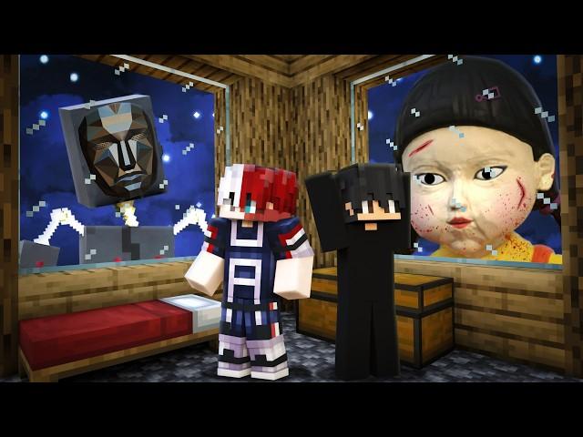 Shivang Hides From Scary Squid Game Doll And FrontMan in Minecraft !!!