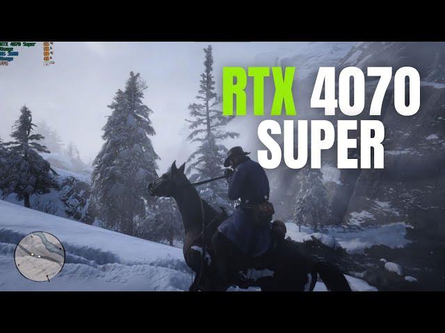 Red Dead Redemption 2 RTX 4070 Super Gameplay | Best Graphics Settings | Optimization Guide