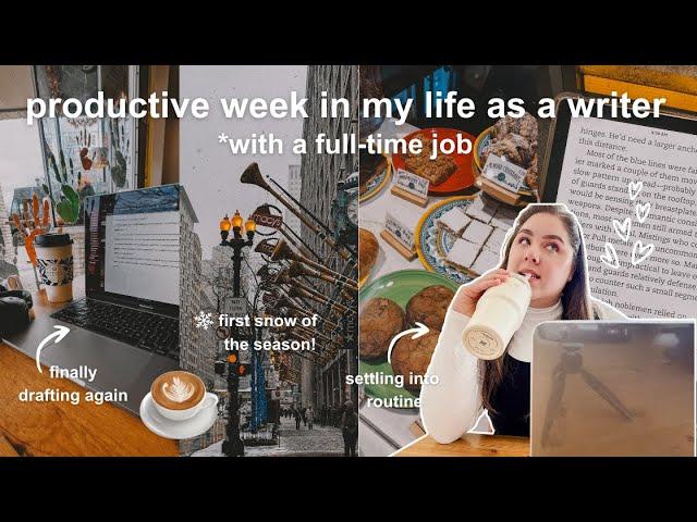 cozy writing vlog | drafting, nano updates, & new routine #authortube #nanowrimo #writingvlog