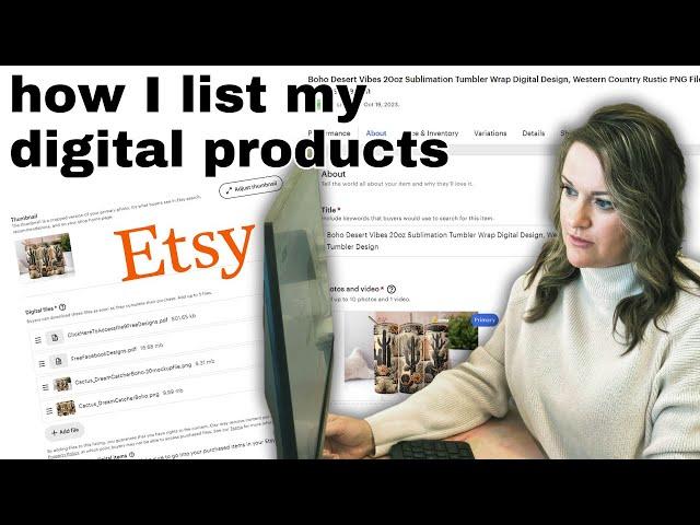 How to create a digital product listing on Etsy