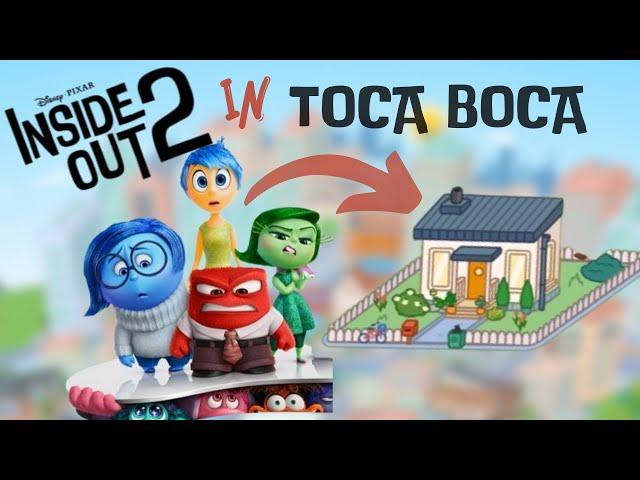 INSIDE OUT 2 JOY  DISGUST  ANGER SADNESS  DISNEY PIXAR  TOCA BOCA HOUSE IDEAS  TOCA MUNYA