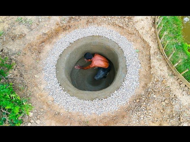 Primitive Daily Life: Building Mini frog pond(part 1)