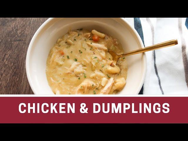 How To Make Chicken & Dumplings In A Crockpot | Comfort Food Recipes | This Is Fenique